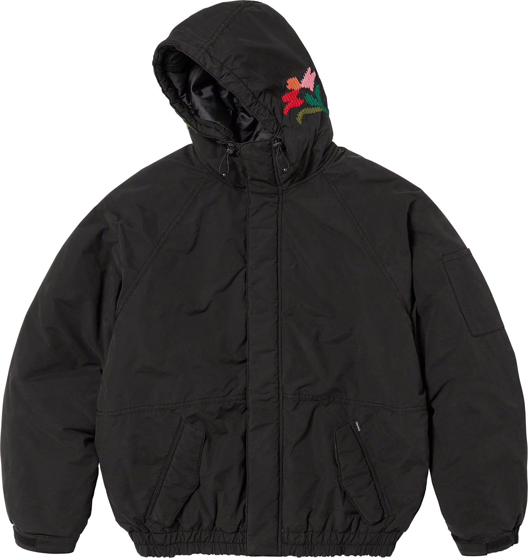 Supreme Needlepoint Hooded Jacket