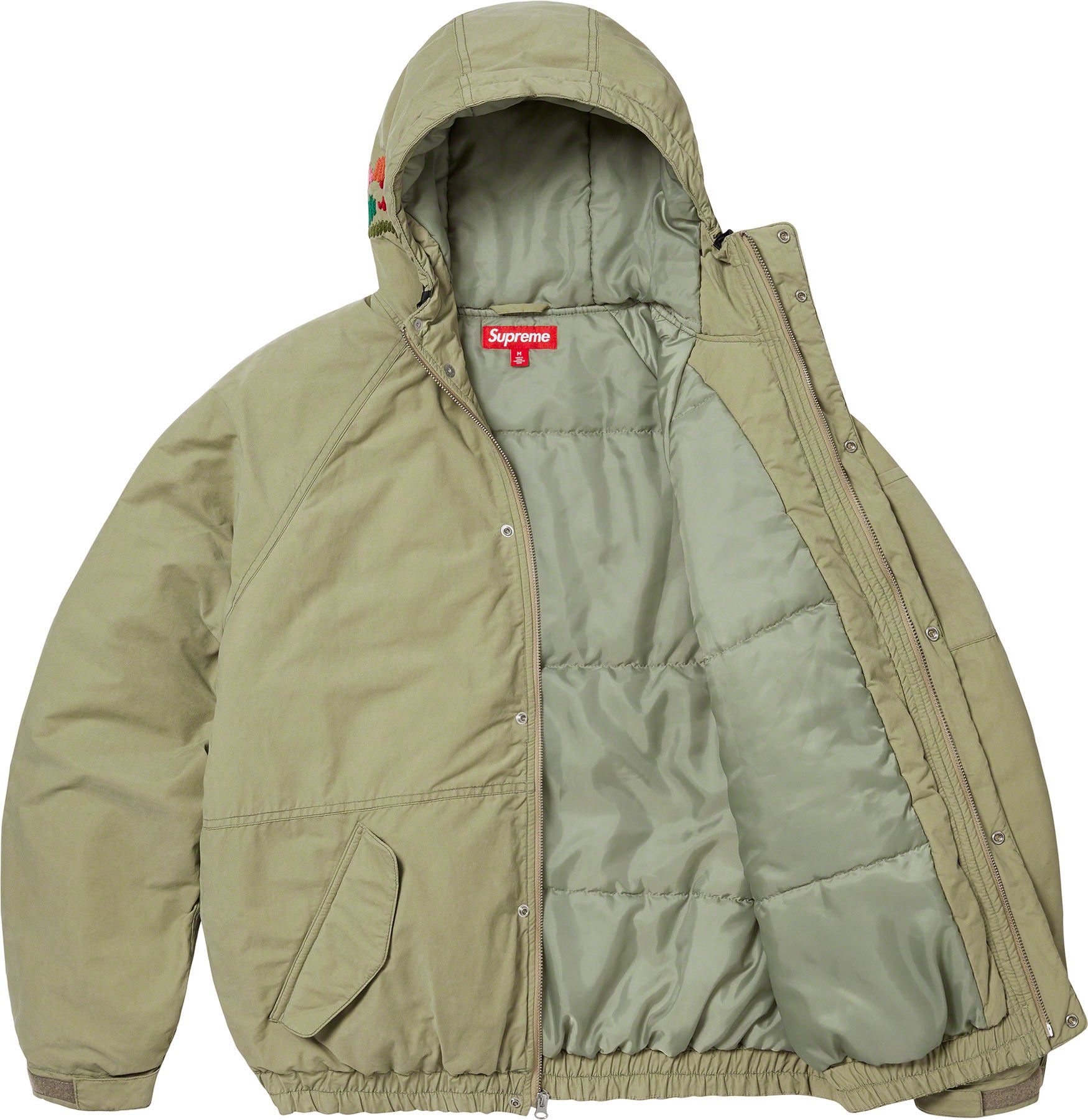 20,930円Supreme Needlepoint Hooded Jacket L