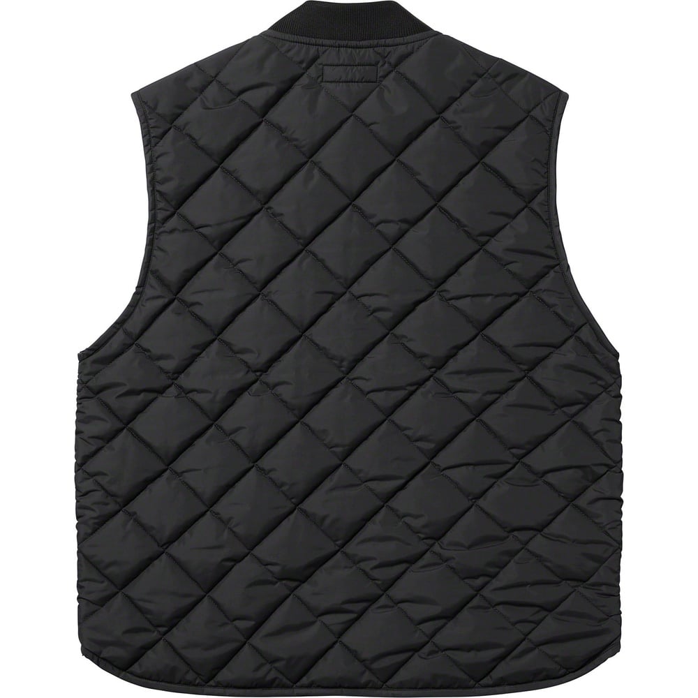Details on Pins Quilted Work Vest  from fall winter
                                                    2023 (Price is $388)