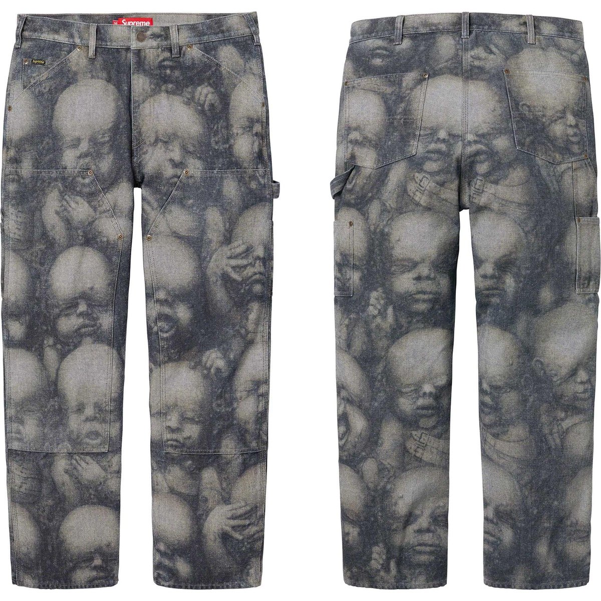 Supreme H.R. Giger Double Knee Jean for fall winter 23 season