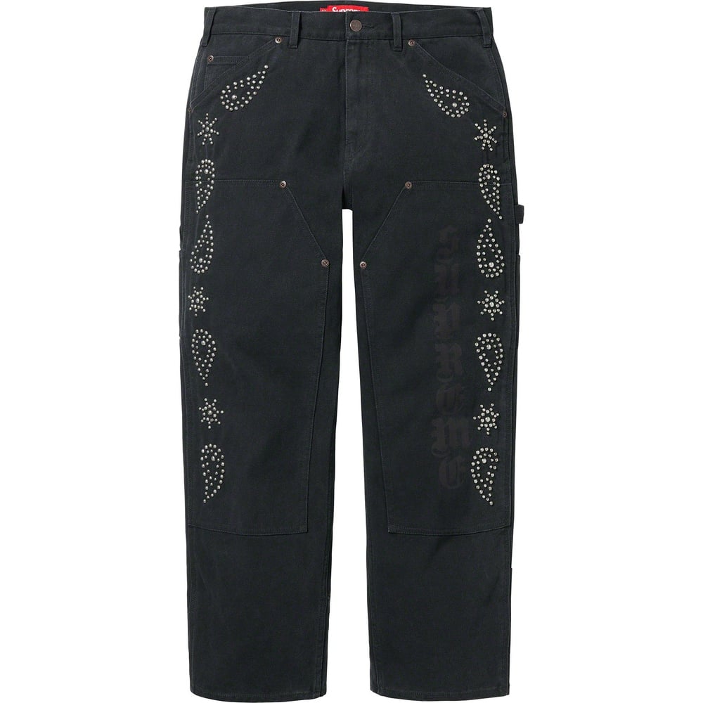 Paisley Studded Double Knee Painter Pant - fall winter 2023 - Supreme