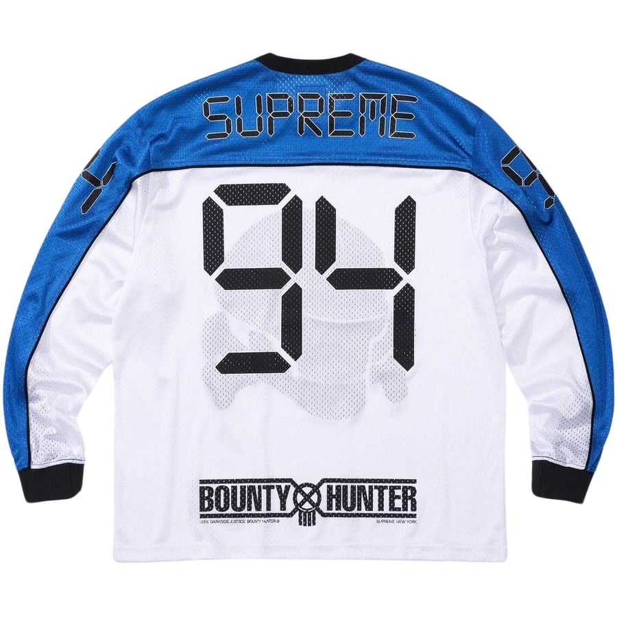Details on Supreme Bounty Hunter Mesh Moto Jersey  from fall winter
                                                    2023 (Price is $128)