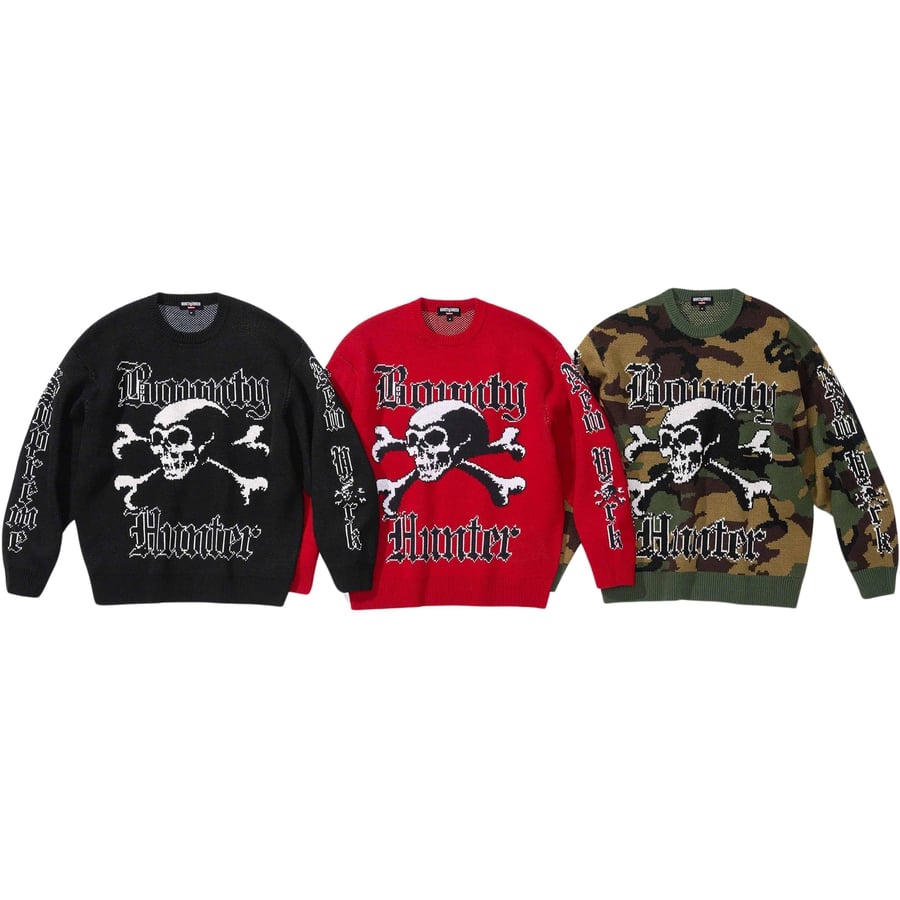 Details on Supreme Bounty Hunter Sweater from fall winter
                                            2023 (Price is $168)