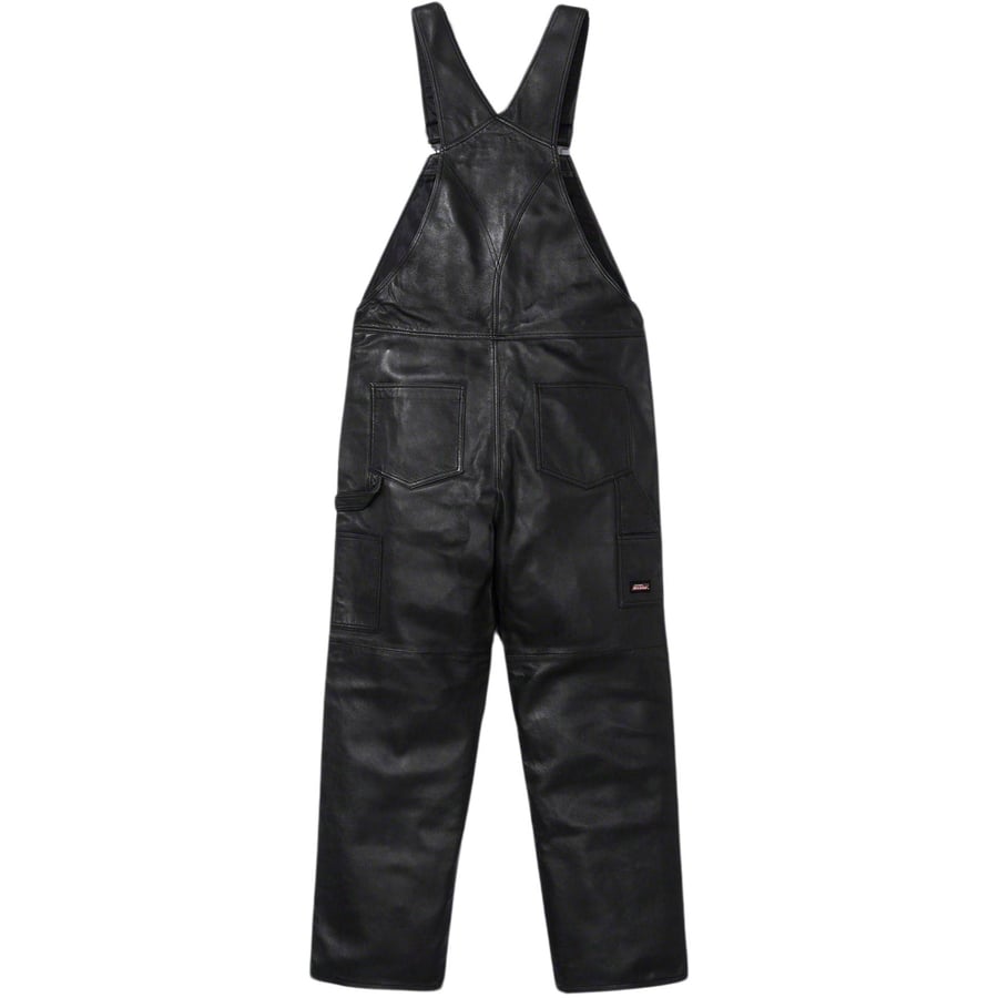 Details on Supreme Dickies Leather Overalls  from fall winter
                                                    2023 (Price is $448)