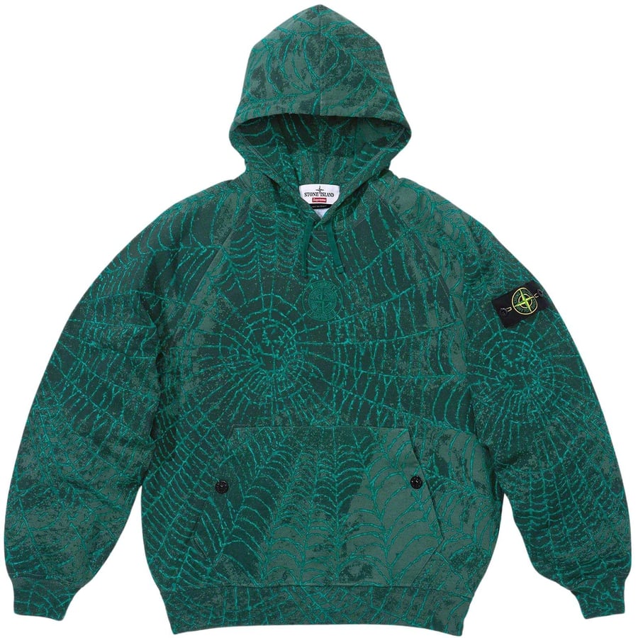 Details on Supreme Stone Island Hooded Sweatshirt  from fall winter
                                                    2023 (Price is $348)
