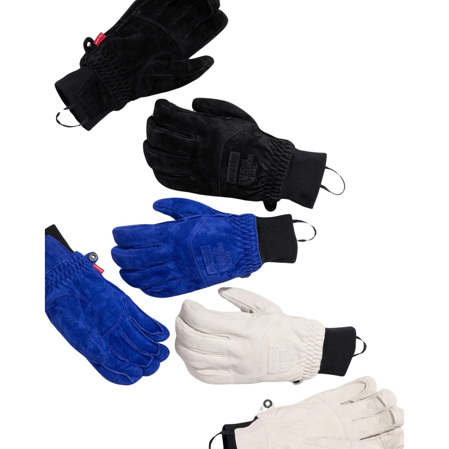 Details on Supreme The North Face Suede Glove from fall winter
                                            2023 (Price is $148)