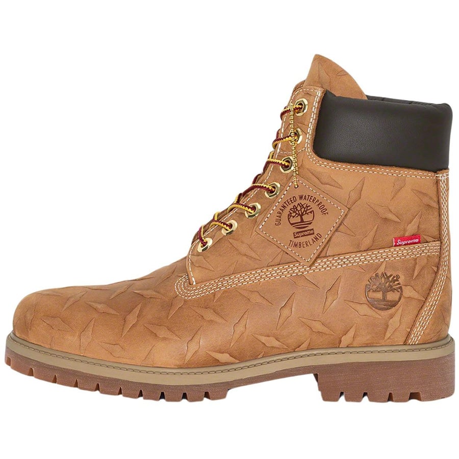 Details on Supreme Timberland Diamond Plate 6" Premium Waterproof Boot  from fall winter
                                                    2023 (Price is $248)