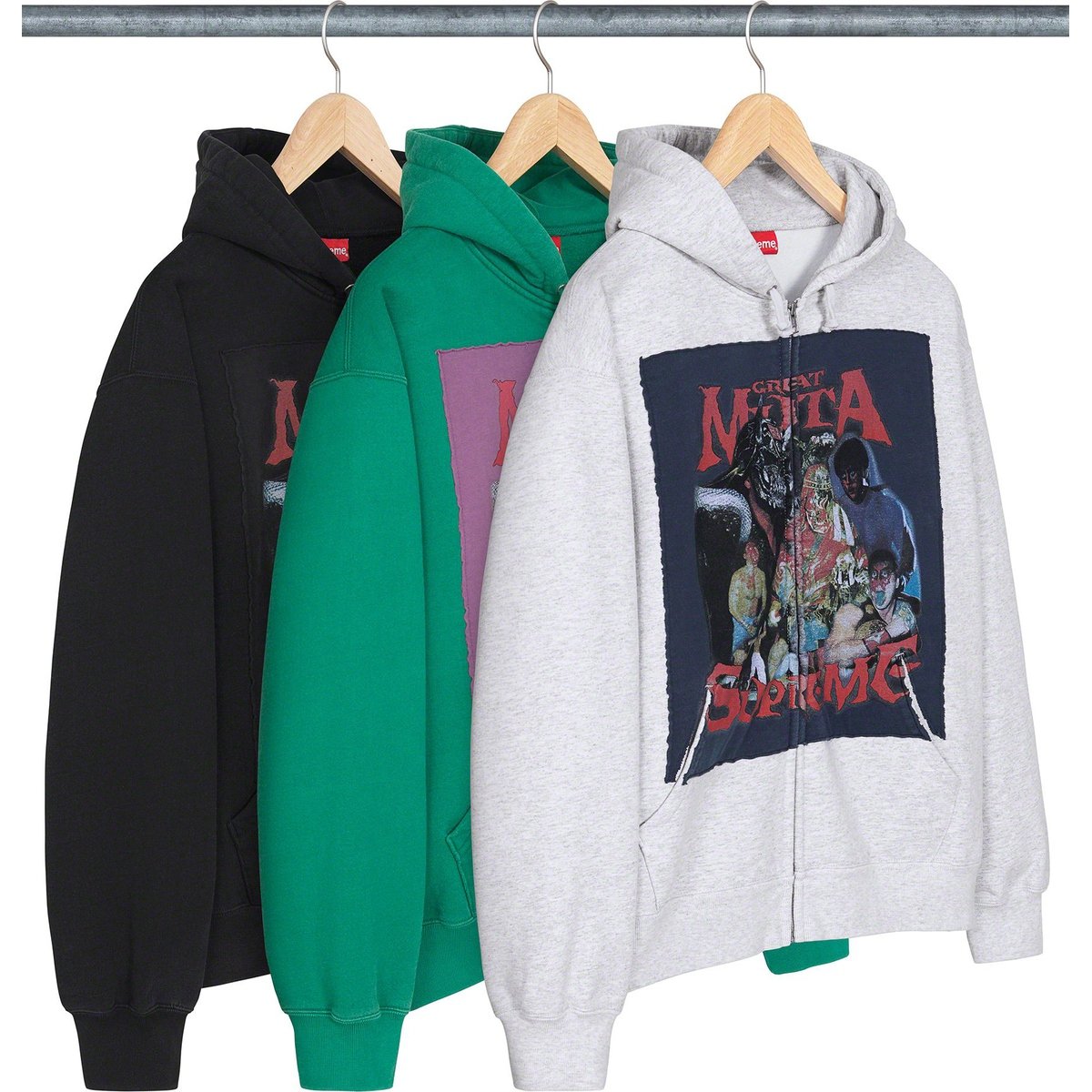 Details on Muta Zip Up Hooded Sweatshirt from fall winter
                                            2023 (Price is $178)