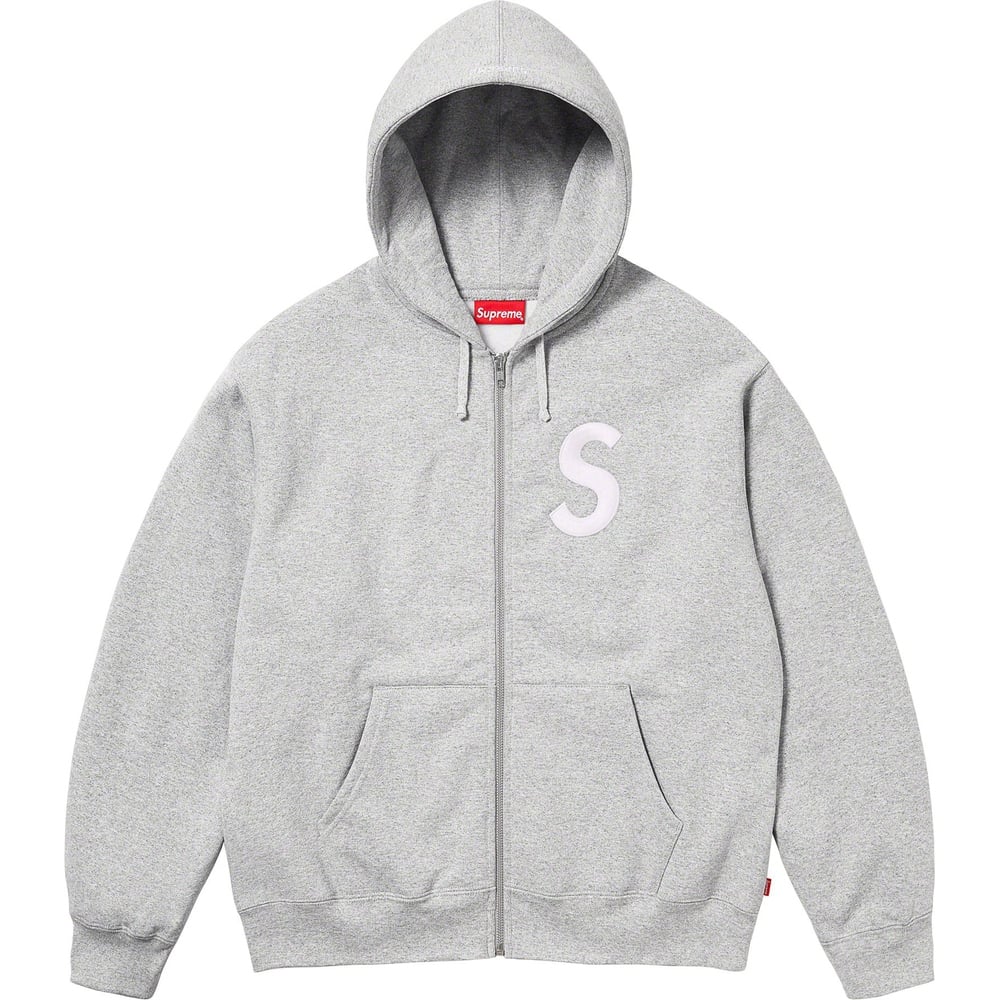 Details on S Logo Zip Up Hooded Sweatshirt  from fall winter
                                                    2023 (Price is $168)
