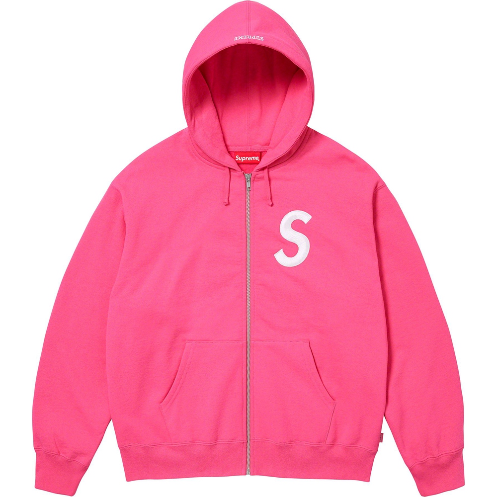 Details on S Logo Zip Up Hooded Sweatshirt  from fall winter
                                                    2023 (Price is $168)
