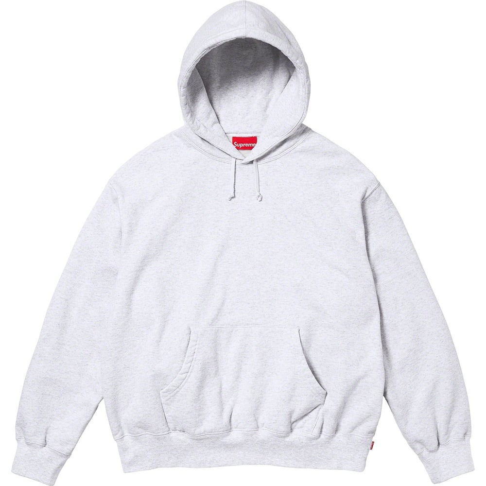 Details on Satin Appliqué Hooded Sweatshirt  from fall winter
                                                    2023 (Price is $158)