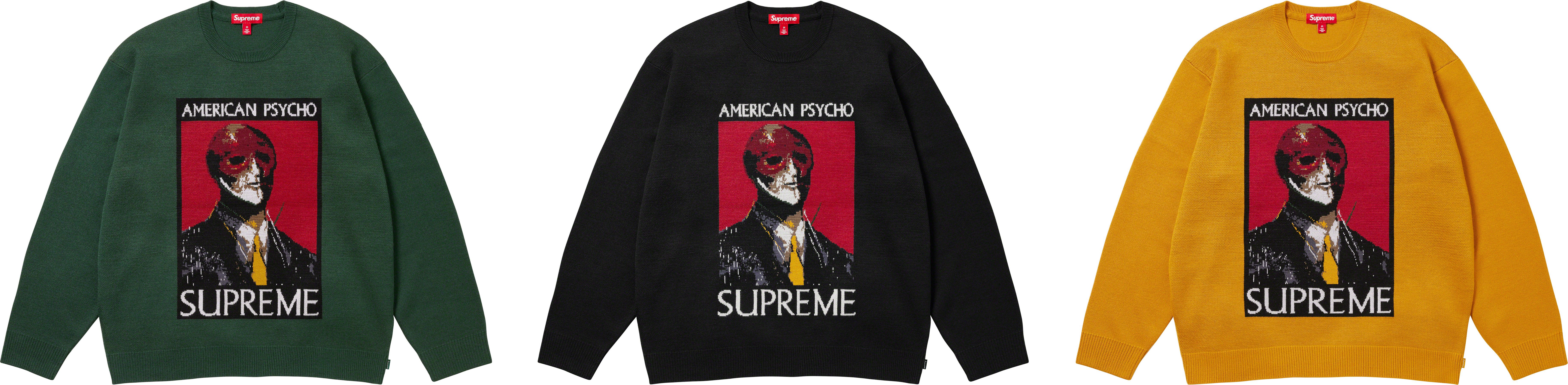 Supreme American Psycho Sweater Black-