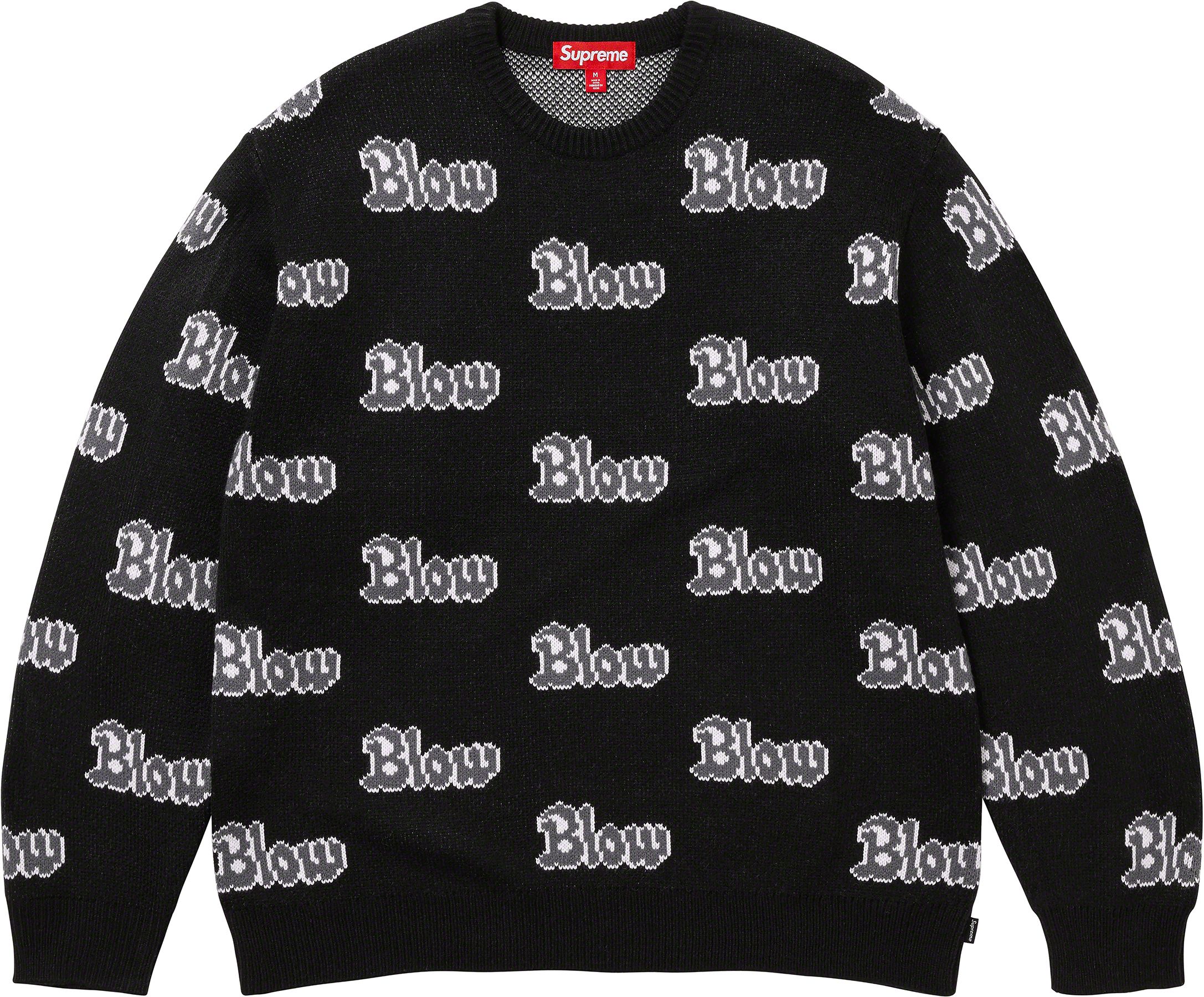 9,240円Supreme 23FW Blow Sweaterブロー セーター 紺 M