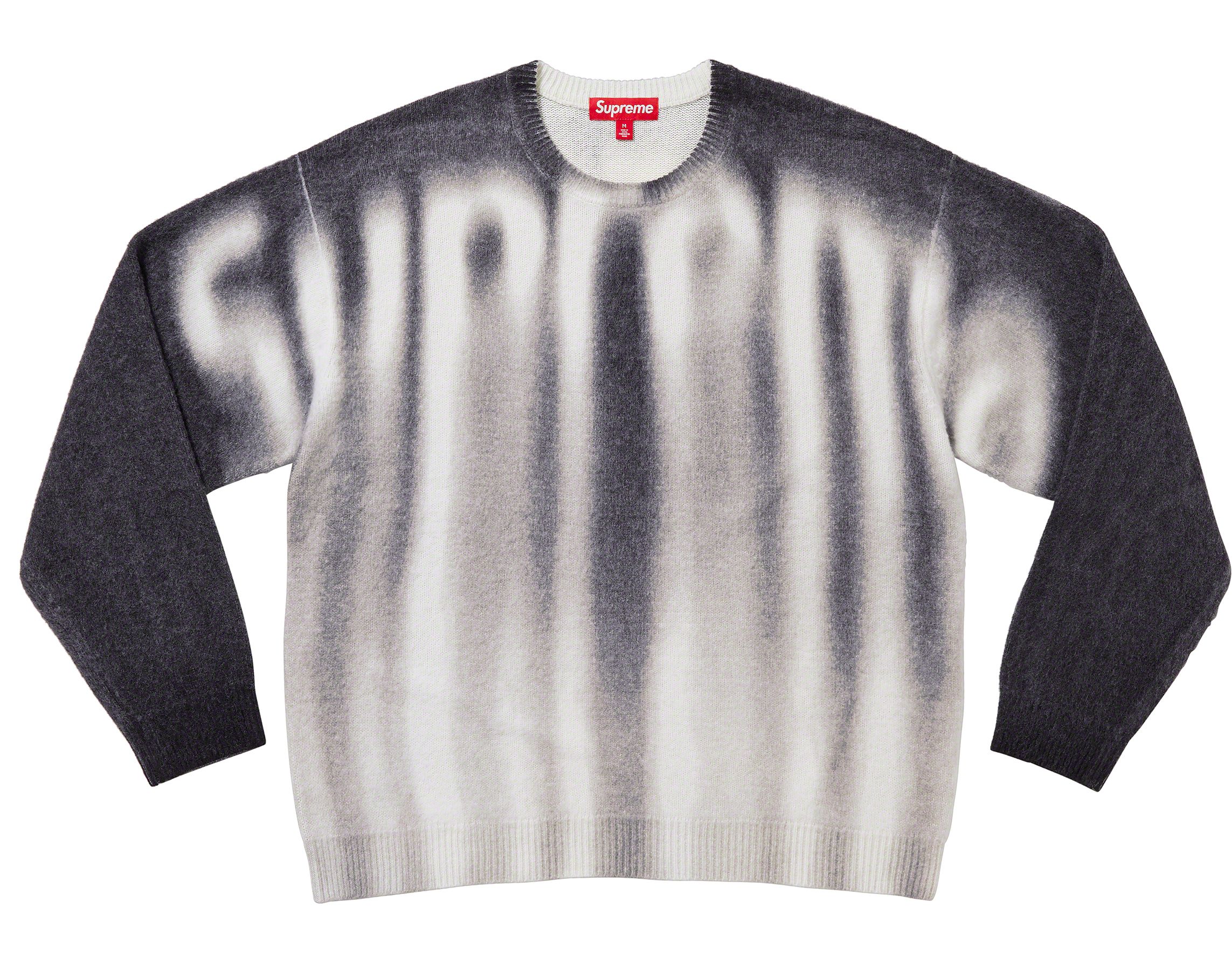 supreme Blurred Logo sweater 早い者勝ち❗️オンライン購入の為