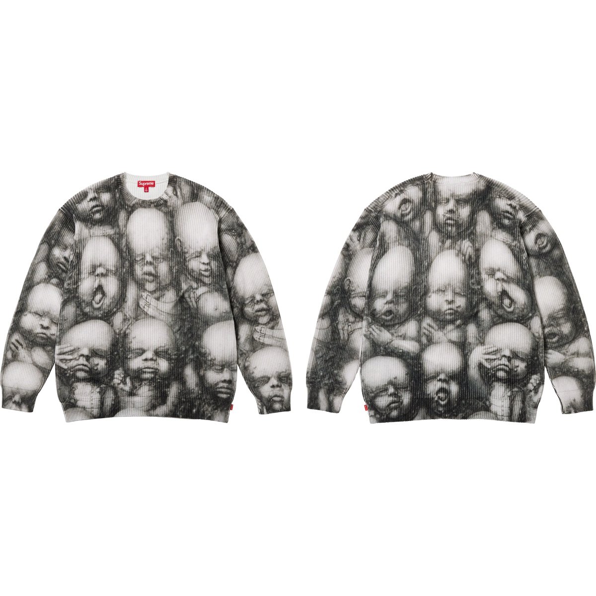 Supreme H.R. Giger Sweater for fall winter 23 season