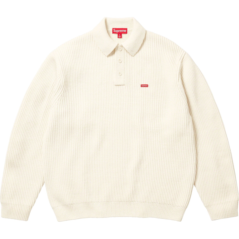 Details on Small Box Polo Sweater  from fall winter
                                                    2023 (Price is $148)