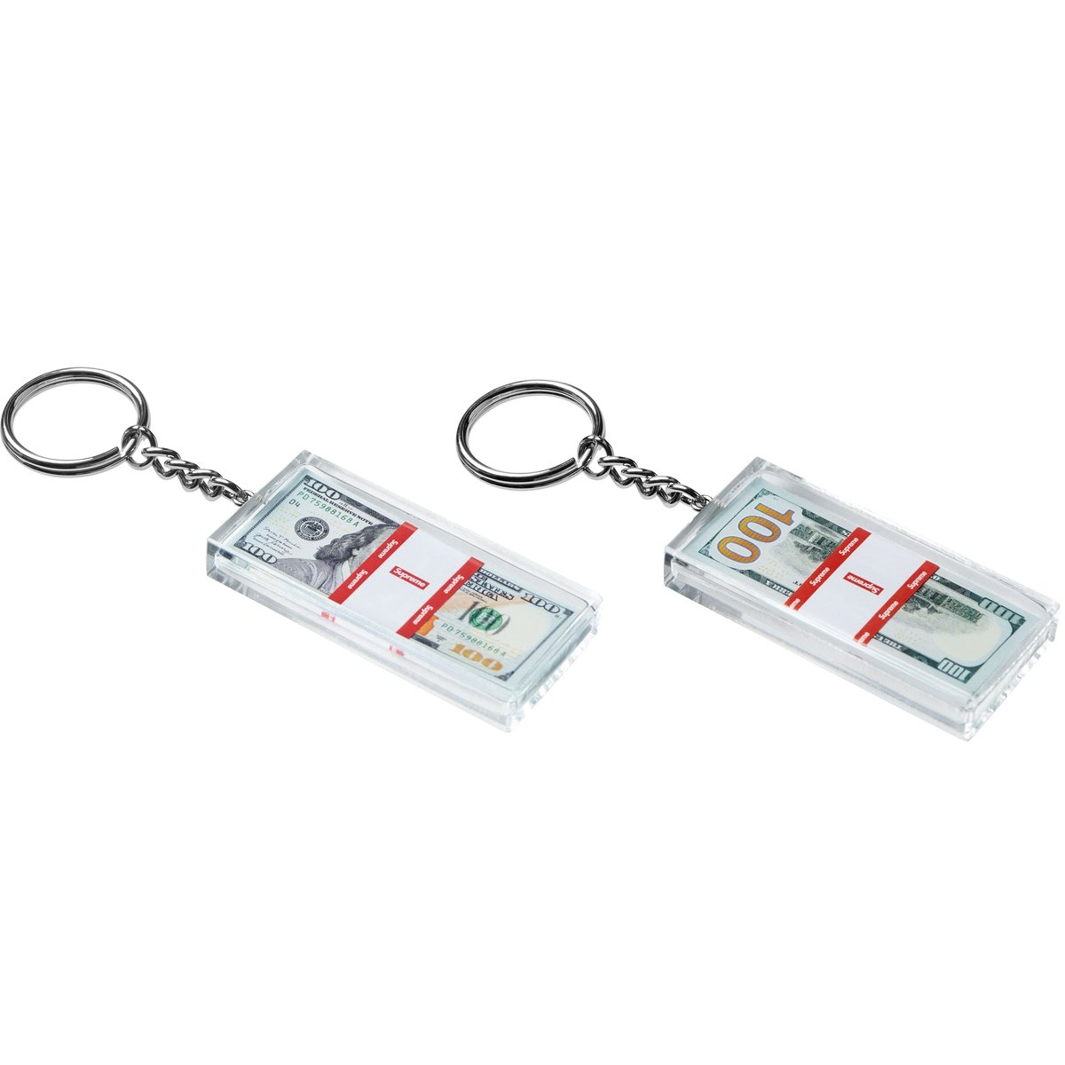 Details on Cash Paperweight Keychain from fall winter
                                            2024