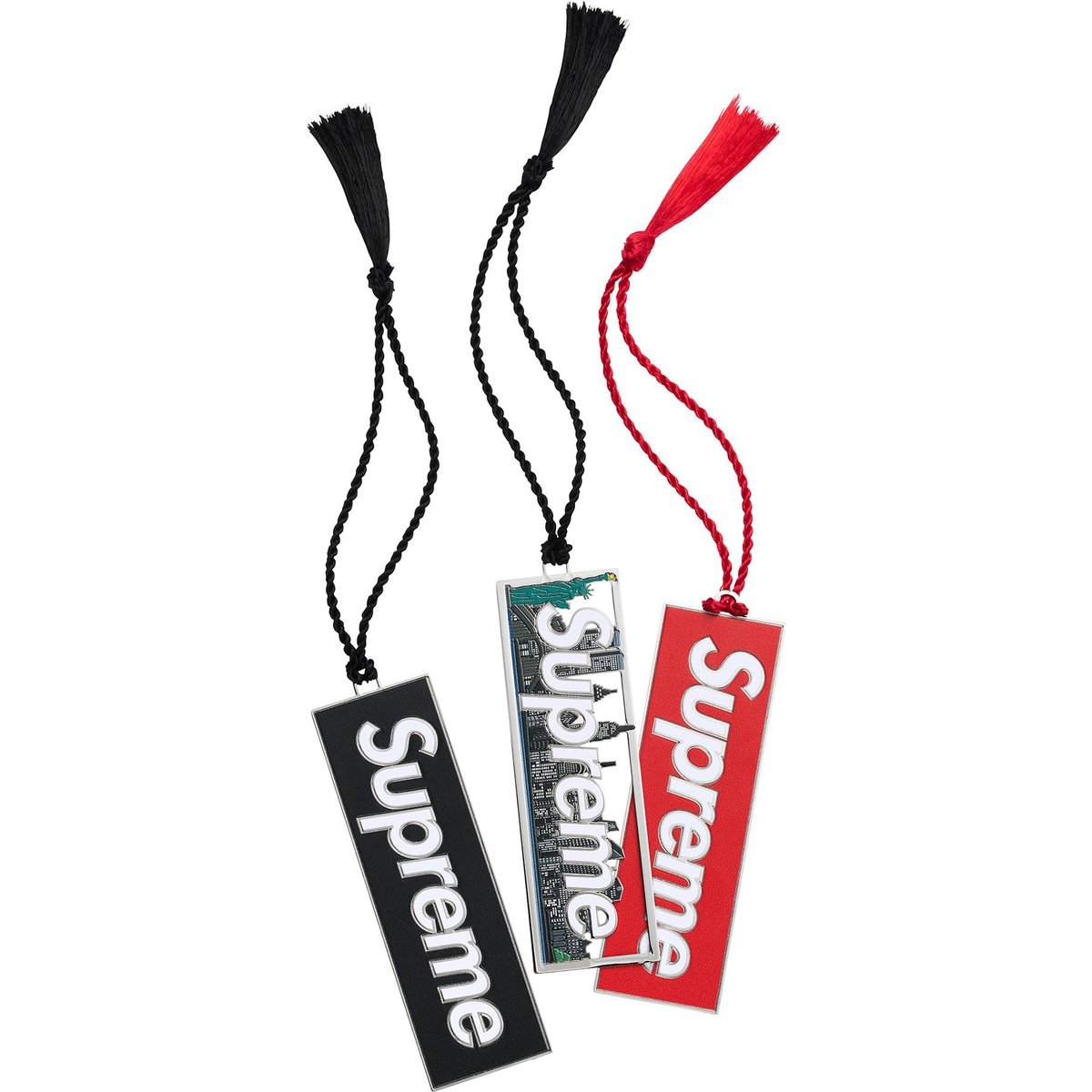 Supreme Supreme David Howell & Co. Metal Bookmark
 for fall winter 24 season