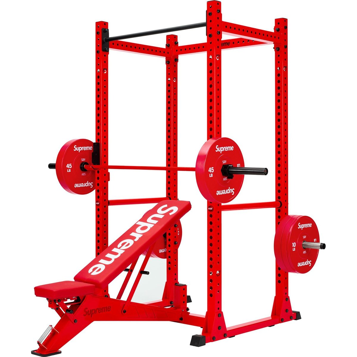 Details on Supreme Tru Grit Power Rack Weight Set from fall winter
                                            2024