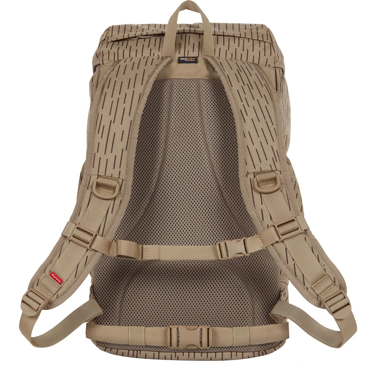 Details on Backpack Tan Raindrop from fall winter
                                                    2024 (Price is $158)