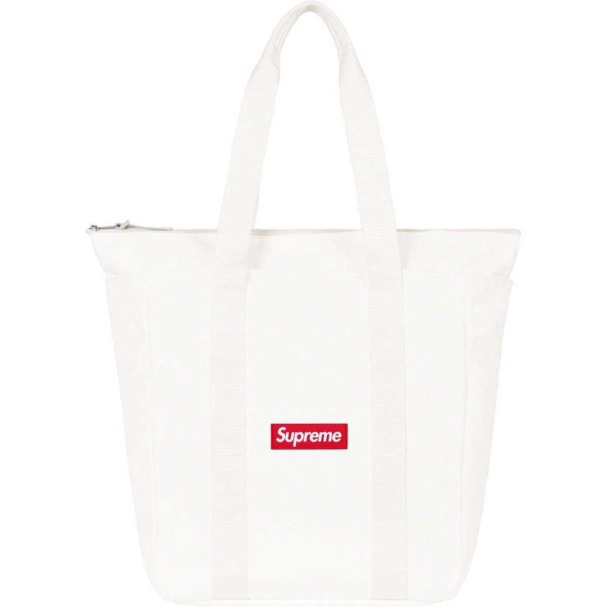 Details on Canvas Tote White from fall winter
                                                    2024