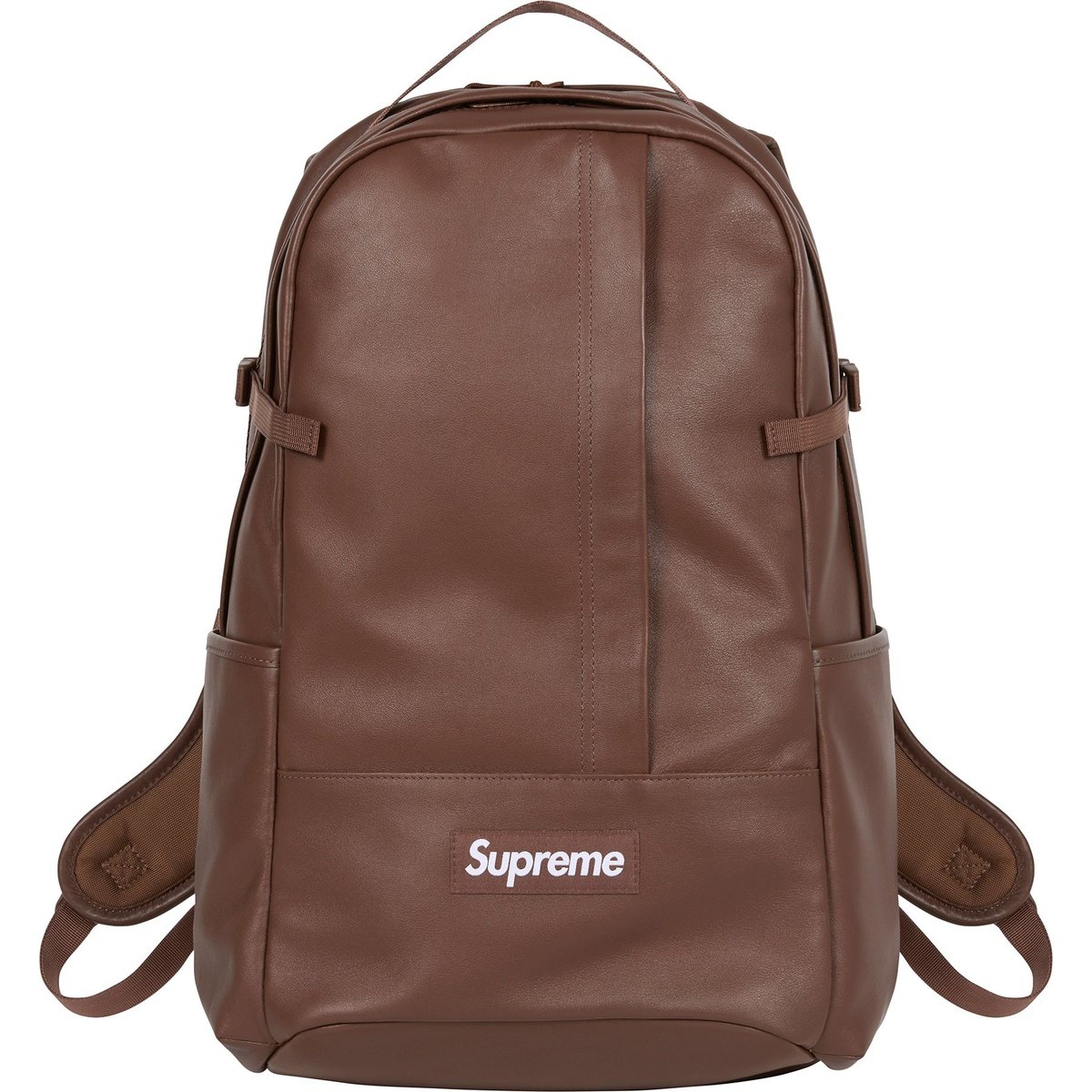 Details on Leather Backpack Brown from fall winter
                                                    2024