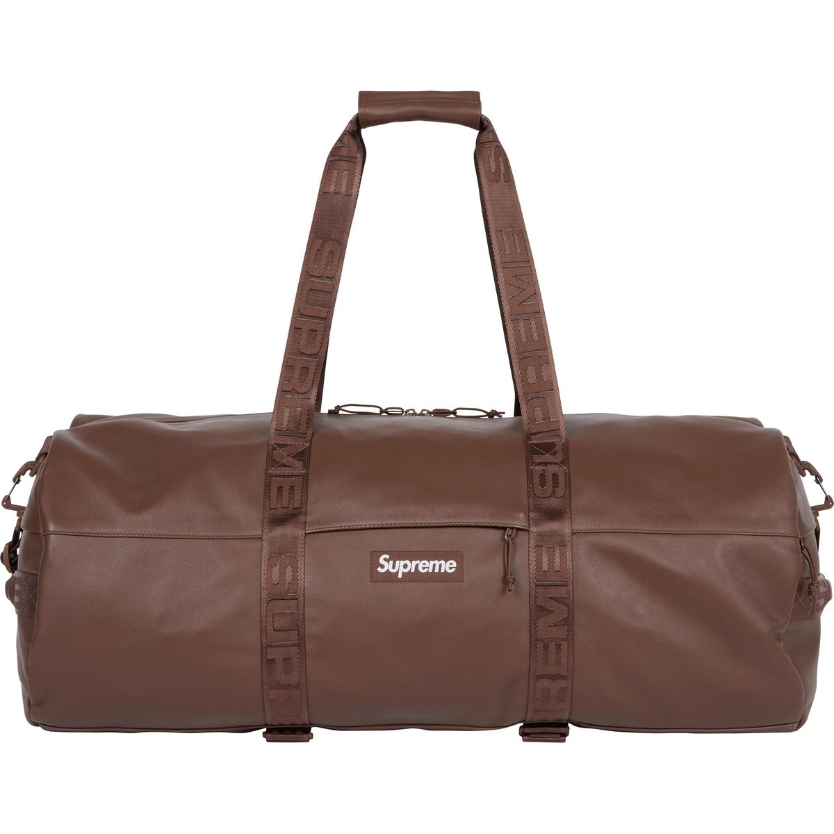 Details on Leather Large Duffle Bag Brown from fall winter
                                                    2024