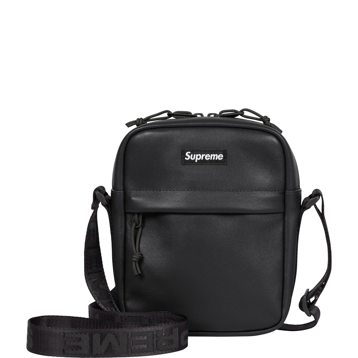 Details on Leather Shoulder Bag Black from fall winter
                                                    2024