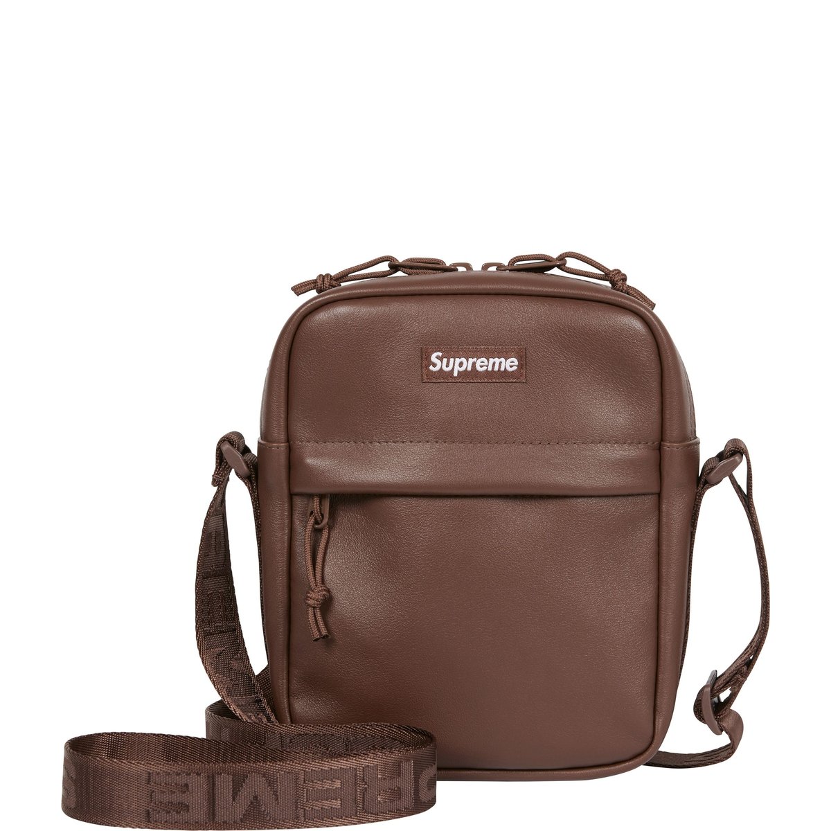 Details on Leather Shoulder Bag Brown from fall winter
                                                    2024