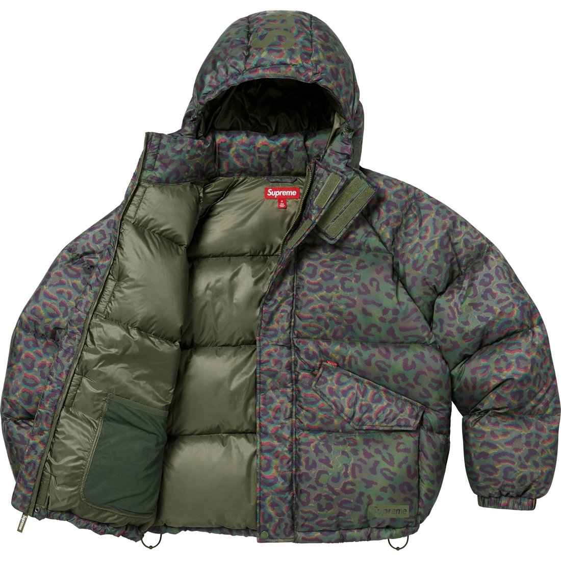 Details on 700-Fill Down Lightweight Puffer Jacket Leopard from fall winter
                                                    2024 (Price is $368)