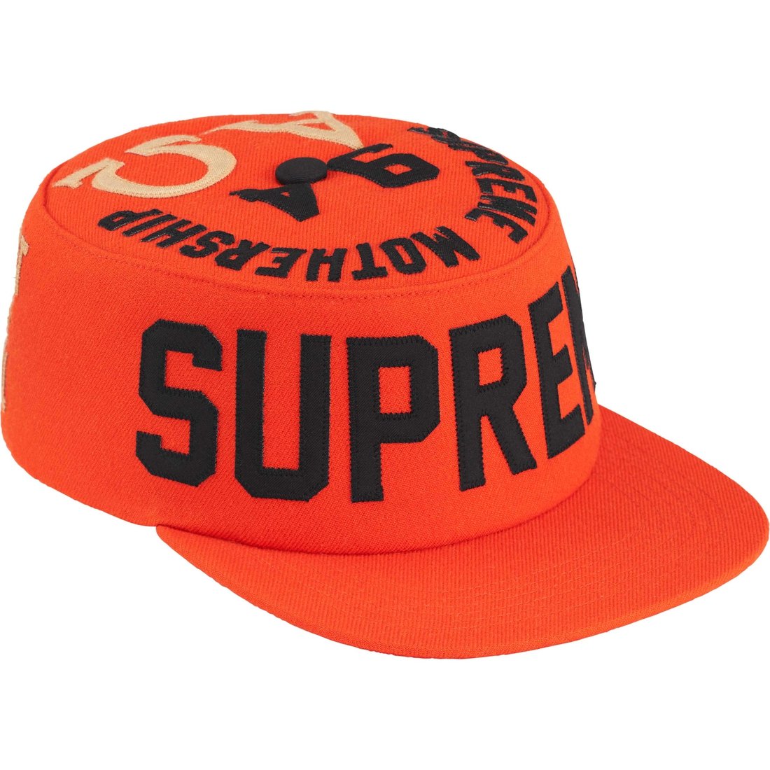 Details on Alpha Omega Pillbox Hat Orange from fall winter
                                                    2024 (Price is $58)