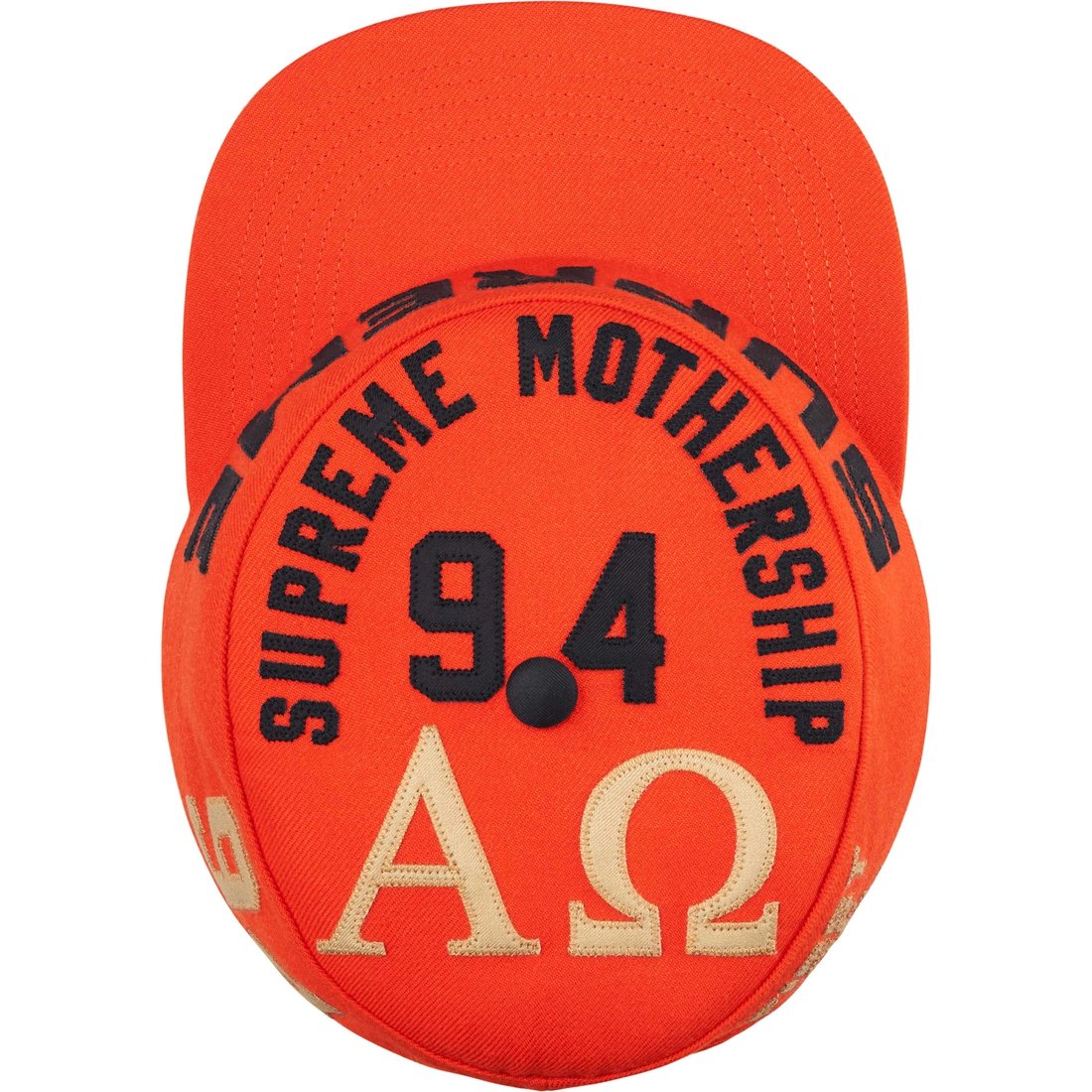 Details on Alpha Omega Pillbox Hat Orange from fall winter
                                                    2024 (Price is $58)