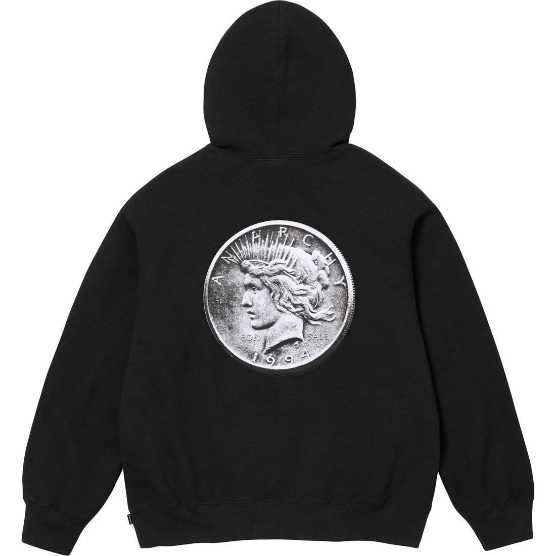 Details on Anarchy Hooded Sweatshirt Black from fall winter
                                                    2024 (Price is $158)