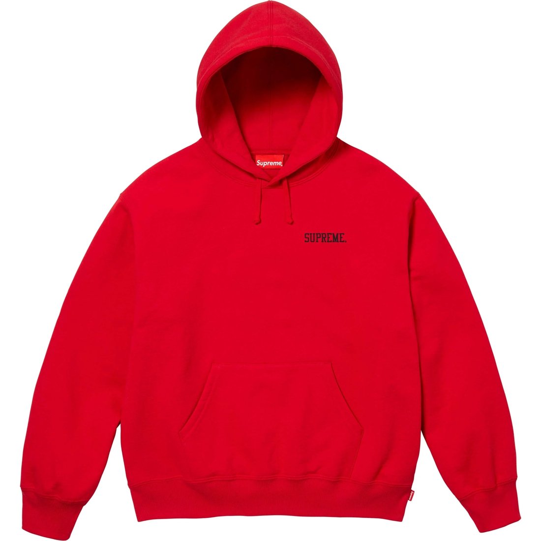 Details on Anarchy Hooded Sweatshirt Red from fall winter
                                                    2024 (Price is $158)