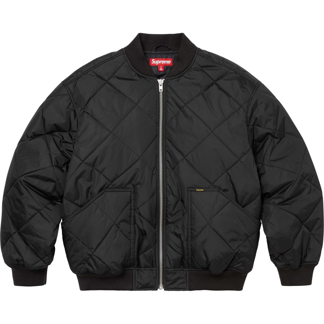 Details on AOI Quilted Work Jacket Black from fall winter
                                                    2024 (Price is $328)