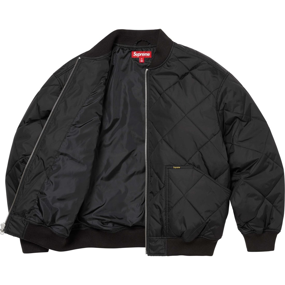 Details on AOI Quilted Work Jacket Black from fall winter
                                                    2024 (Price is $328)