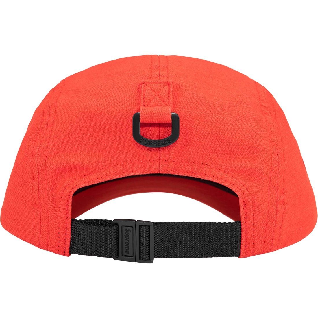 Details on Arabic Label Camp Cap Dark Orange from fall winter
                                                    2024 (Price is $48)