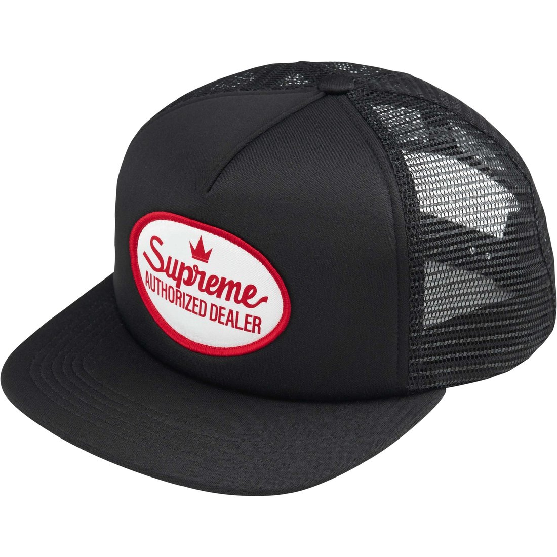 Details on Authorized Mesh Back 5-Panel Black from fall winter
                                                    2024 (Price is $48)