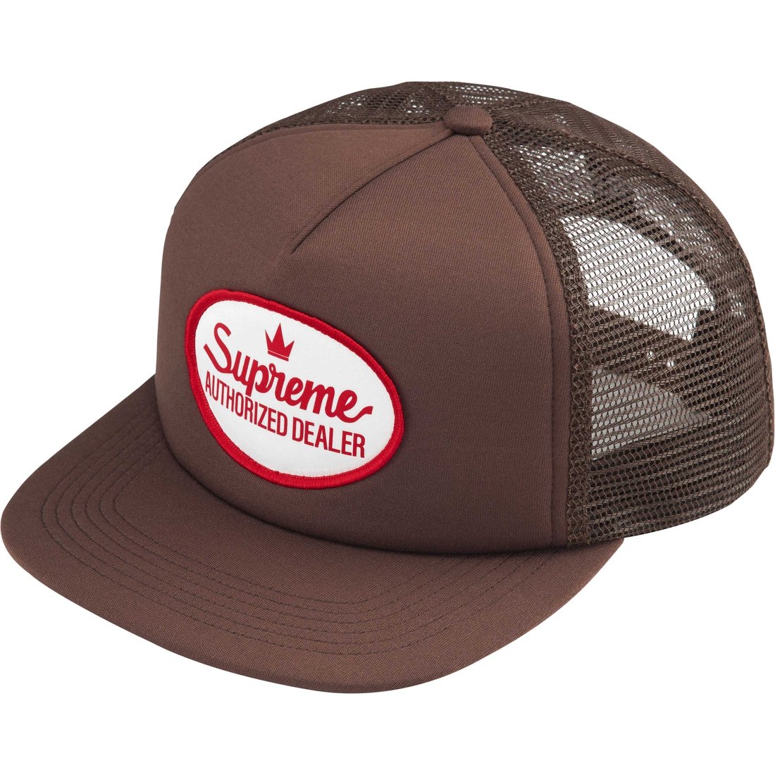 Details on Authorized Mesh Back 5-Panel Brown from fall winter
                                                    2024 (Price is $48)