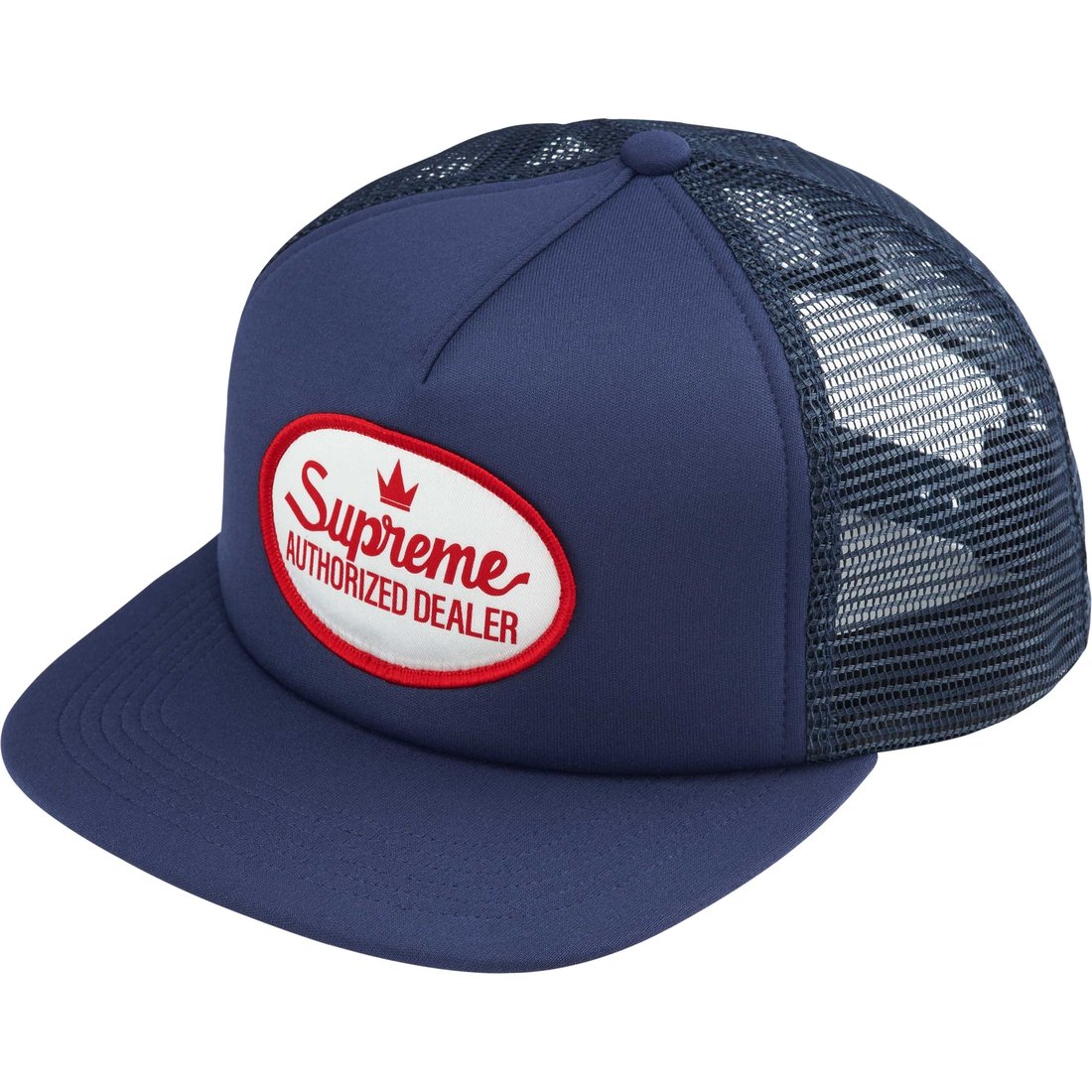 Details on Authorized Mesh Back 5-Panel Navy from fall winter
                                                    2024 (Price is $48)