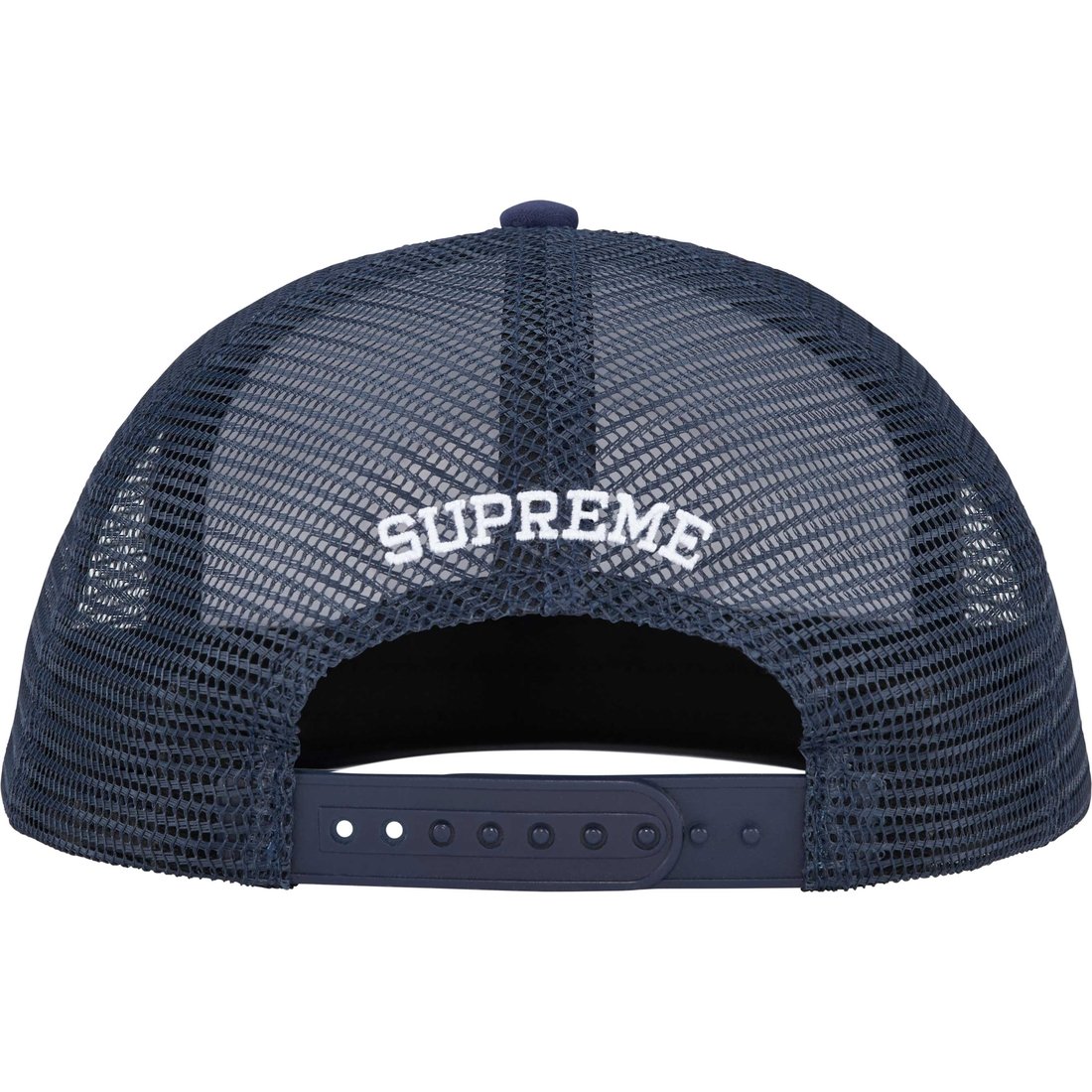 Details on Authorized Mesh Back 5-Panel Navy from fall winter
                                                    2024 (Price is $48)