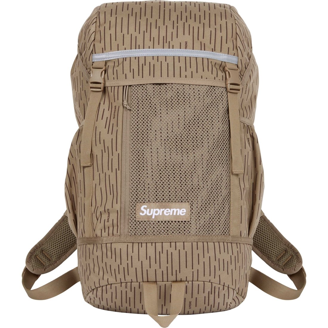 Details on Backpack Tan Raindrop from fall winter
                                                    2024 (Price is $158)