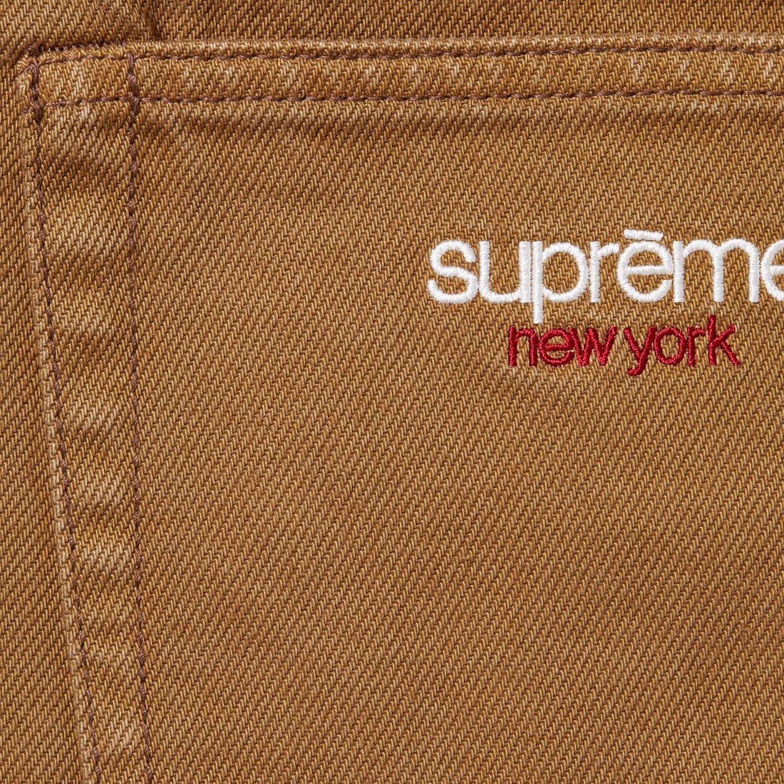 Details on Baggy Jean Light Brown from fall winter
                                                    2024 (Price is $168)