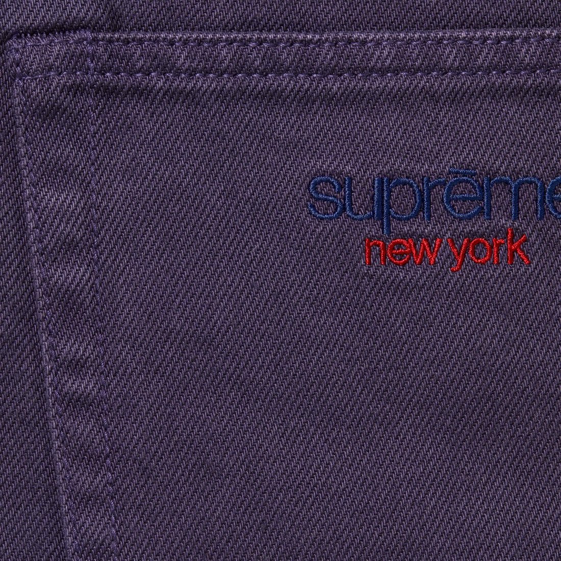 Details on Baggy Jean Purple from fall winter
                                                    2024 (Price is $168)