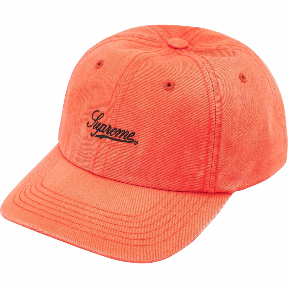 Details on Bleached Chino 6-Panel Orange from fall winter
                                                    2024 (Price is $48)