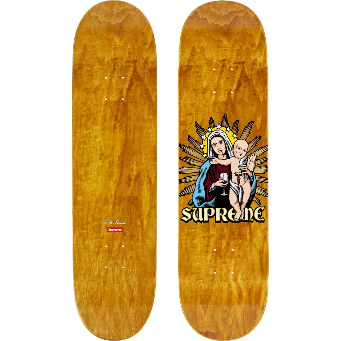 Details on Blood And Body Skateboard Wood - 8.375" x 32.125" from fall winter
                                                    2024 (Price is $60)