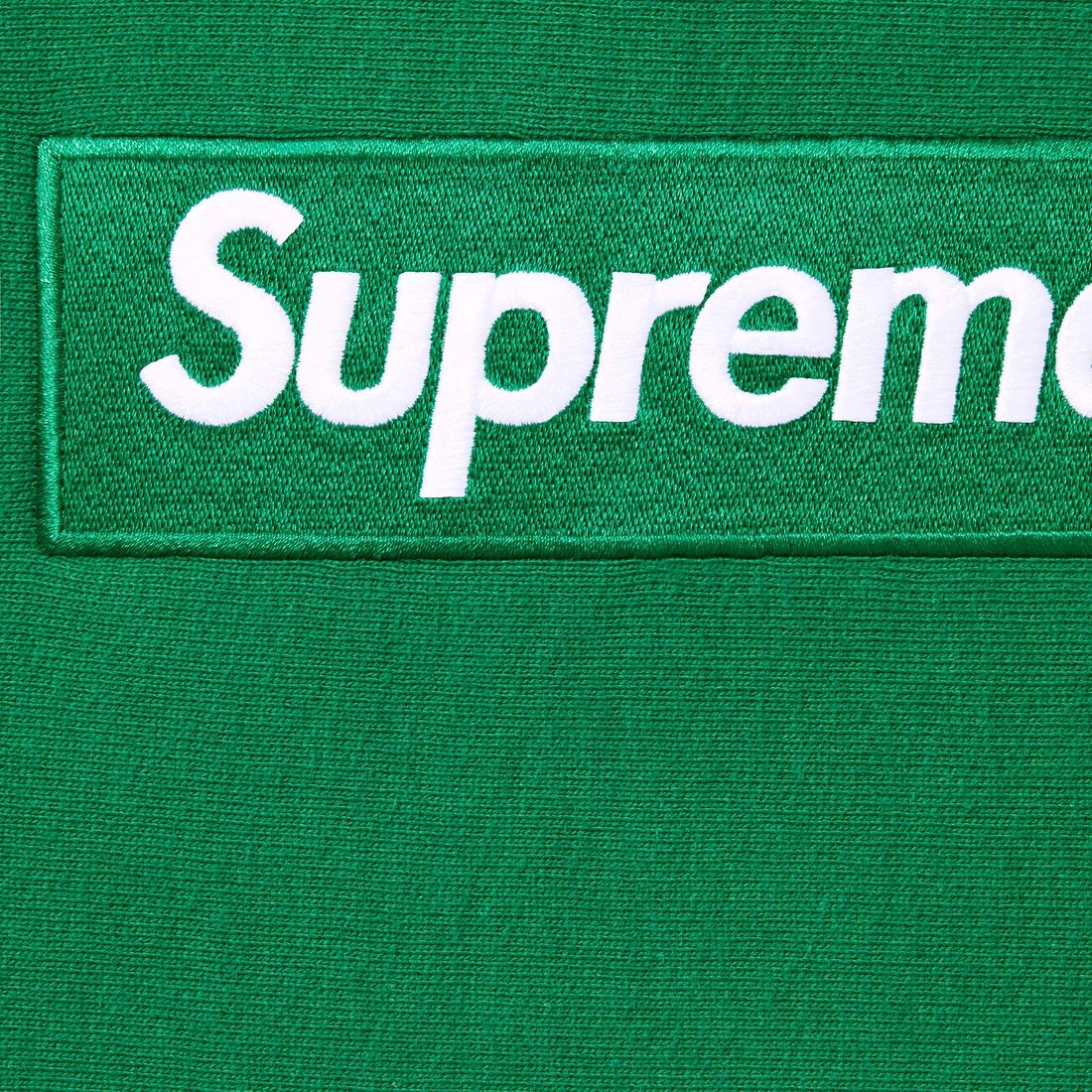 Details on Box Logo Hooded Sweatshirt Green from fall winter
                                                    2024 (Price is $168)