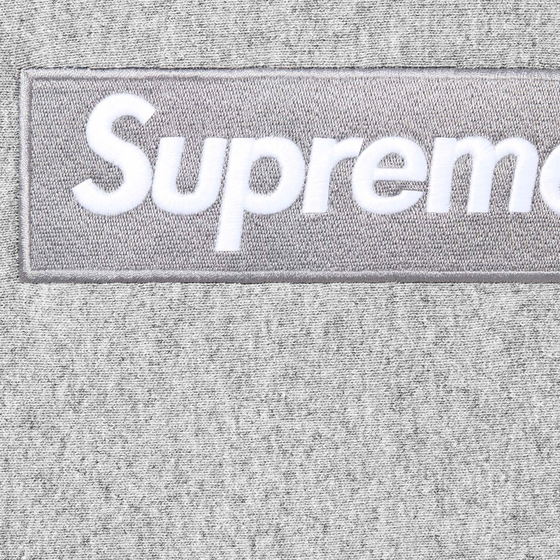 Details on Box Logo Hooded Sweatshirt Heather Grey from fall winter
                                                    2024 (Price is $168)