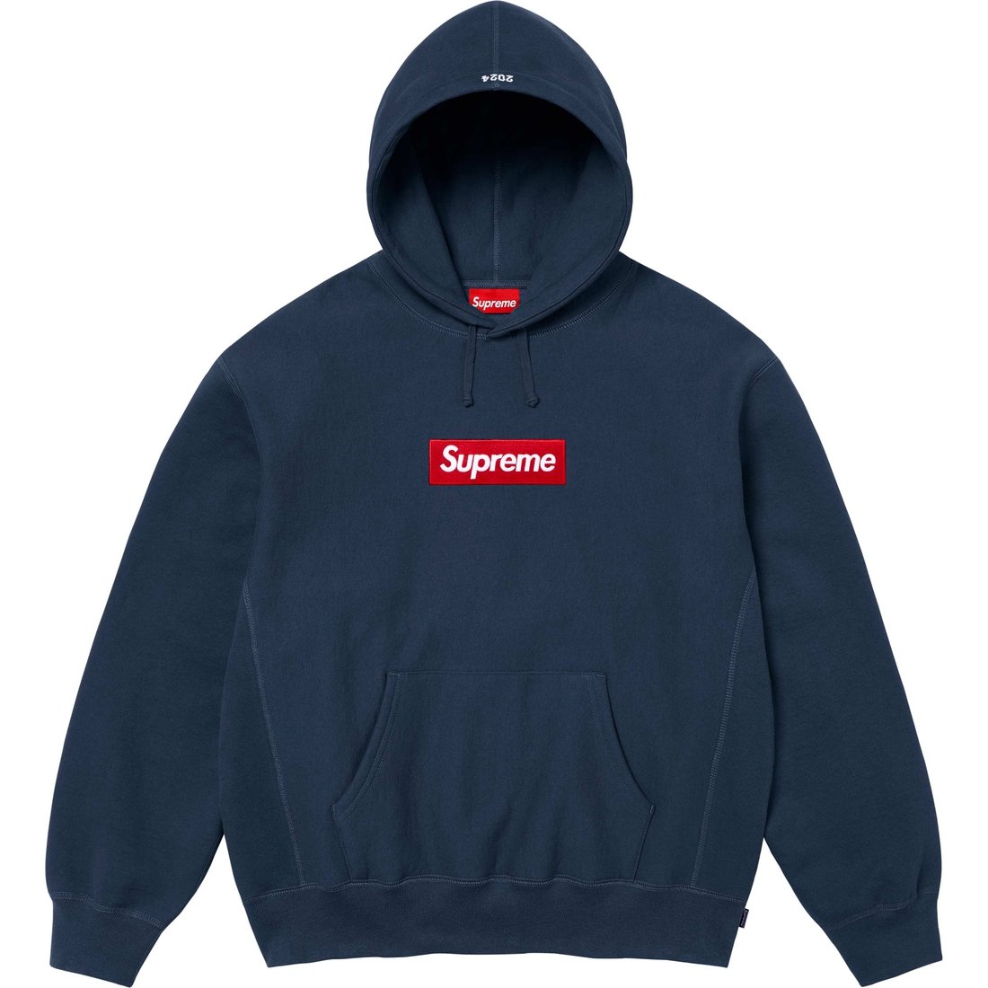 Details on Box Logo Hooded Sweatshirt Navy from fall winter
                                                    2024 (Price is $168)