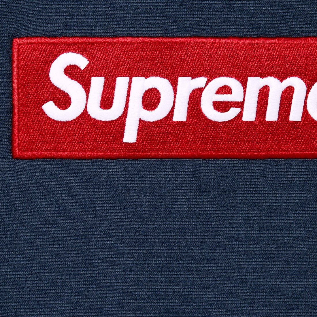 Details on Box Logo Hooded Sweatshirt Navy from fall winter
                                                    2024 (Price is $168)